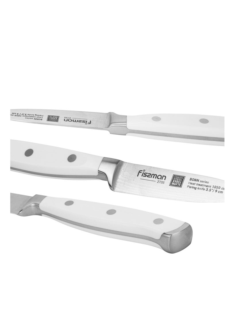 Fissman 3.5'' Paring Knife Bonn Series, with Sharp Blade and Sturdy Non Slip Handle, Minimalist Design, Stainless Steel, Suitable for Home Restaurant  - Image 5