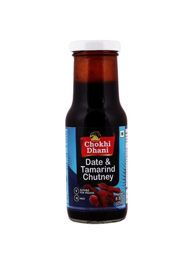 Chokhi Dhani Date & Tamarind Chutney 250 gm | Sweet & Tangy Khajur Imli Chutney for Chaat, Samosa, Snacks | No Preservatives | Ready to Eat - Image 4
