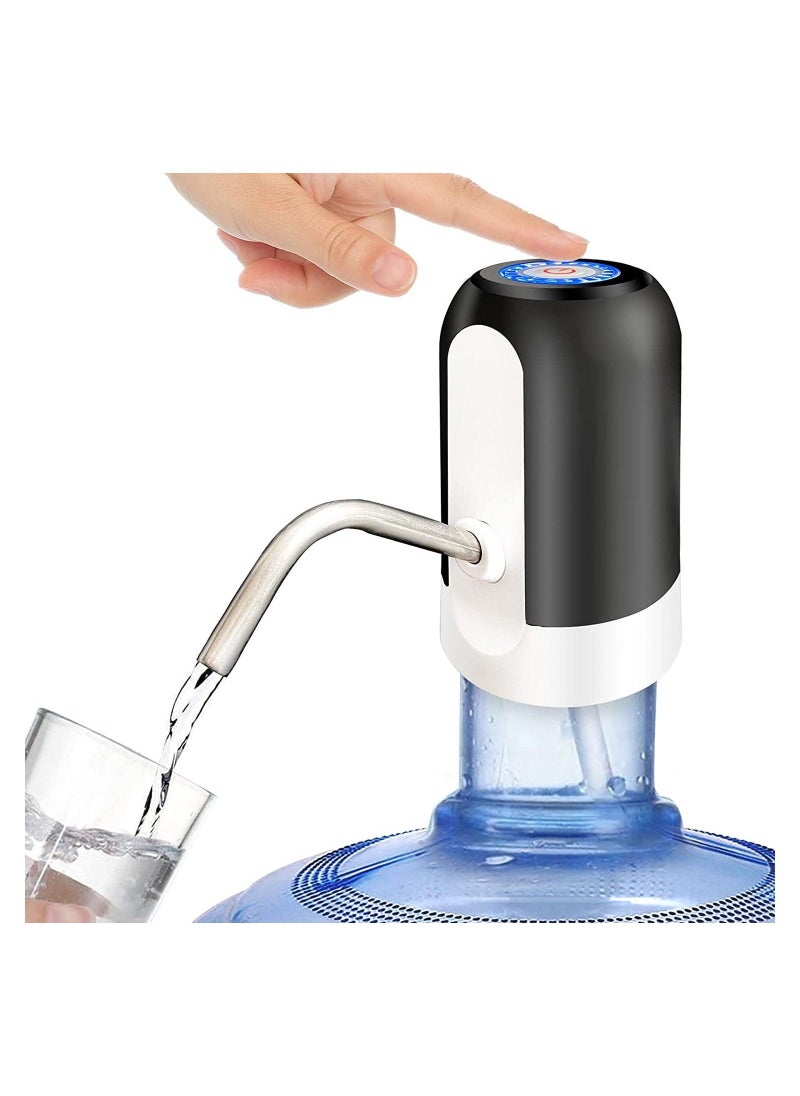5 Gallon Water Bottle Pump, USB Charging Portable Electric Water Pump for for for 2-5 Gallon Jugs USB Charging Portable Water Dispenser for Office, Home, Camping, Kitchen - Image 1