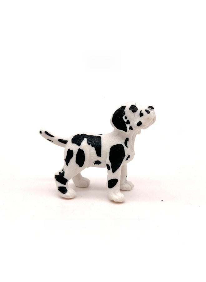 Generic - Mini Puppy Simulation Solid Animal Model Chai Dog Poodle Boxer Dog Dalmatians Shar Pea Model Toy-Color:127-2314 Shapi Cubs - Image 1