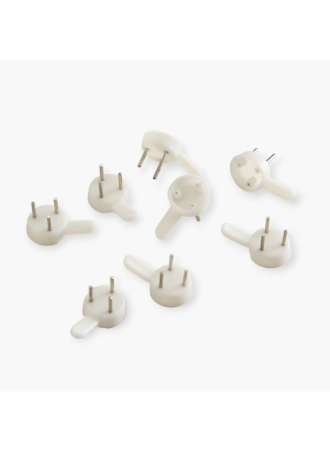 Home Box Hardwall Hooks - Set of 8 in Light Blue - Image 4