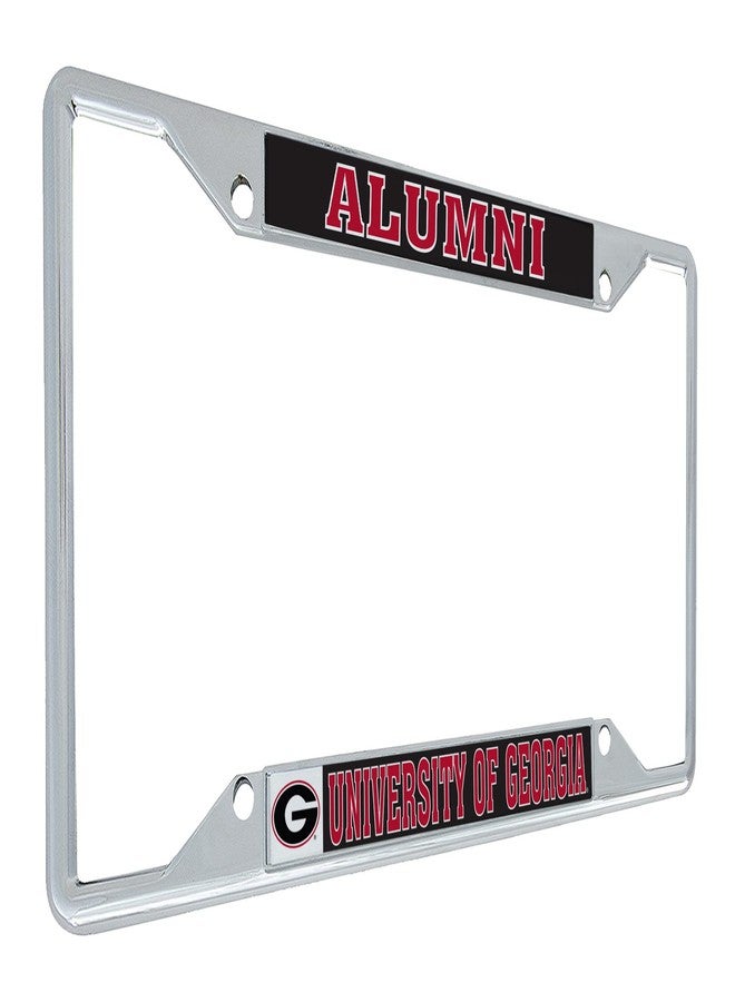 Desert Cactus University of Georgia Car Accessories Bulldogs Metal License Plate Frame and Tag Holder for Front or Rear of Car (Alumni) - Image 1