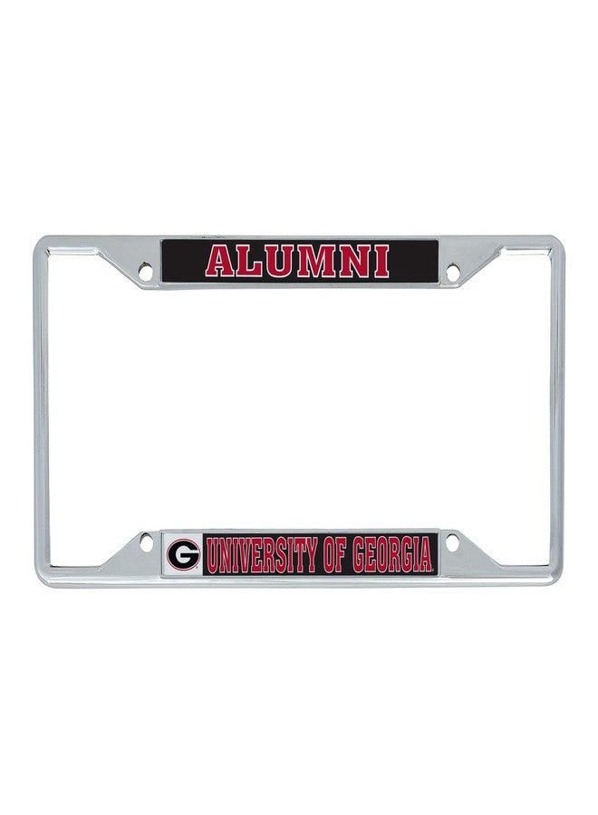 Desert Cactus University of Georgia Car Accessories Bulldogs Metal License Plate Frame and Tag Holder for Front or Rear of Car (Alumni) - Image 2