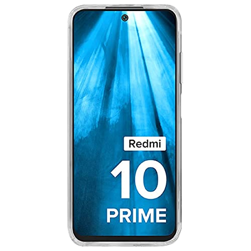 Casotec Crystal Clear Back Case for Mi Redmi 10 Prime | Raised Bumps for Camera & Screen Protection | Clear Soft Silicone Back Case Cover for Mi Redmi 10 Prime (TPU | Transparent) - Image 4