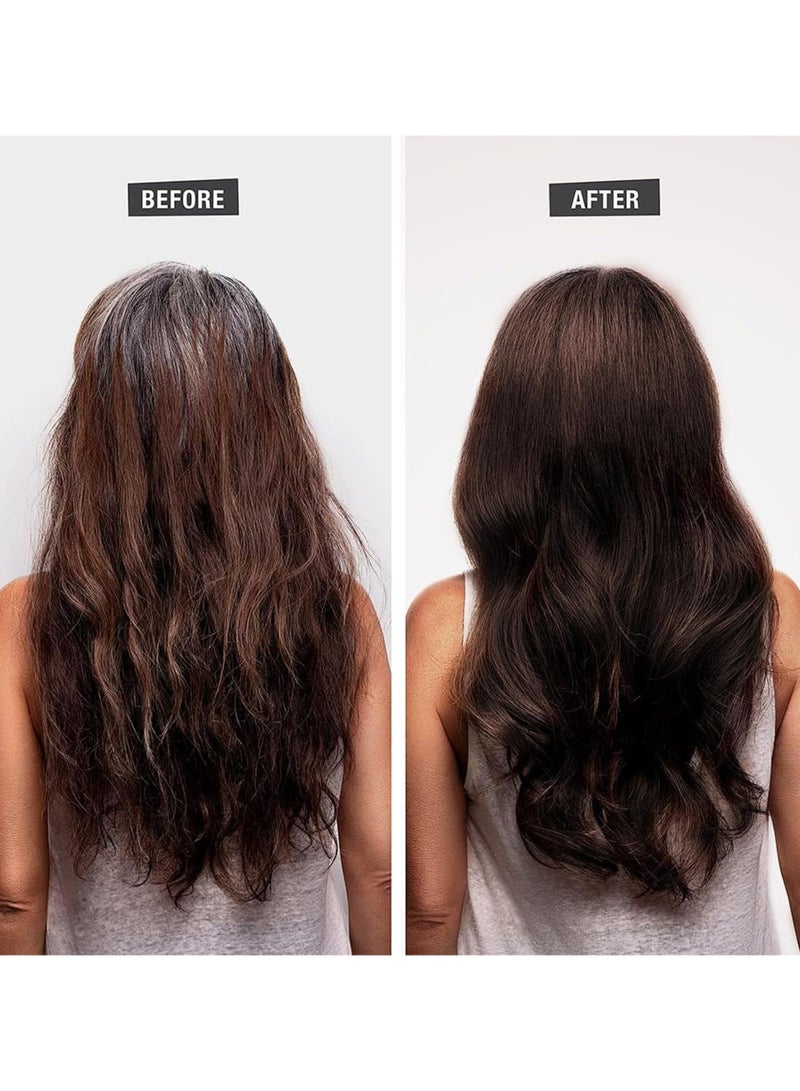 D Beauty 500ML Mokeru Ginger Hair Color Shampoo, Dark Coffee Hair Dye Colour Shampoo Design for White Grey Hair, Ammonia Free Long Lasting Color, Natural Plants Fragrant Smell No Damage to Hair for Women & Men - Image 5