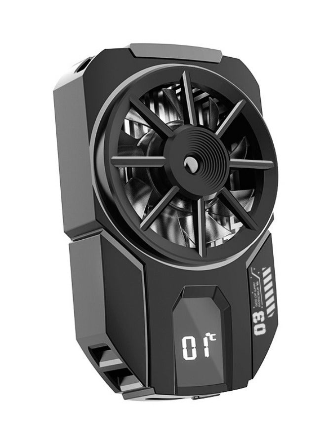 مبرد سلكي لمبرد الهاتف المحمول مزود بمبرد سلكي مزود بتحويل التردد الذكي بالذكاء الاصطناعي لعرض درجة الحرارة في الوقت الحقيقي - Image 1