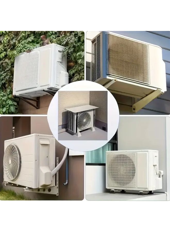 Heavy Duty Waterproof UV Resistant Air Conditioner Cover 1 Silvery Color - Image 2
