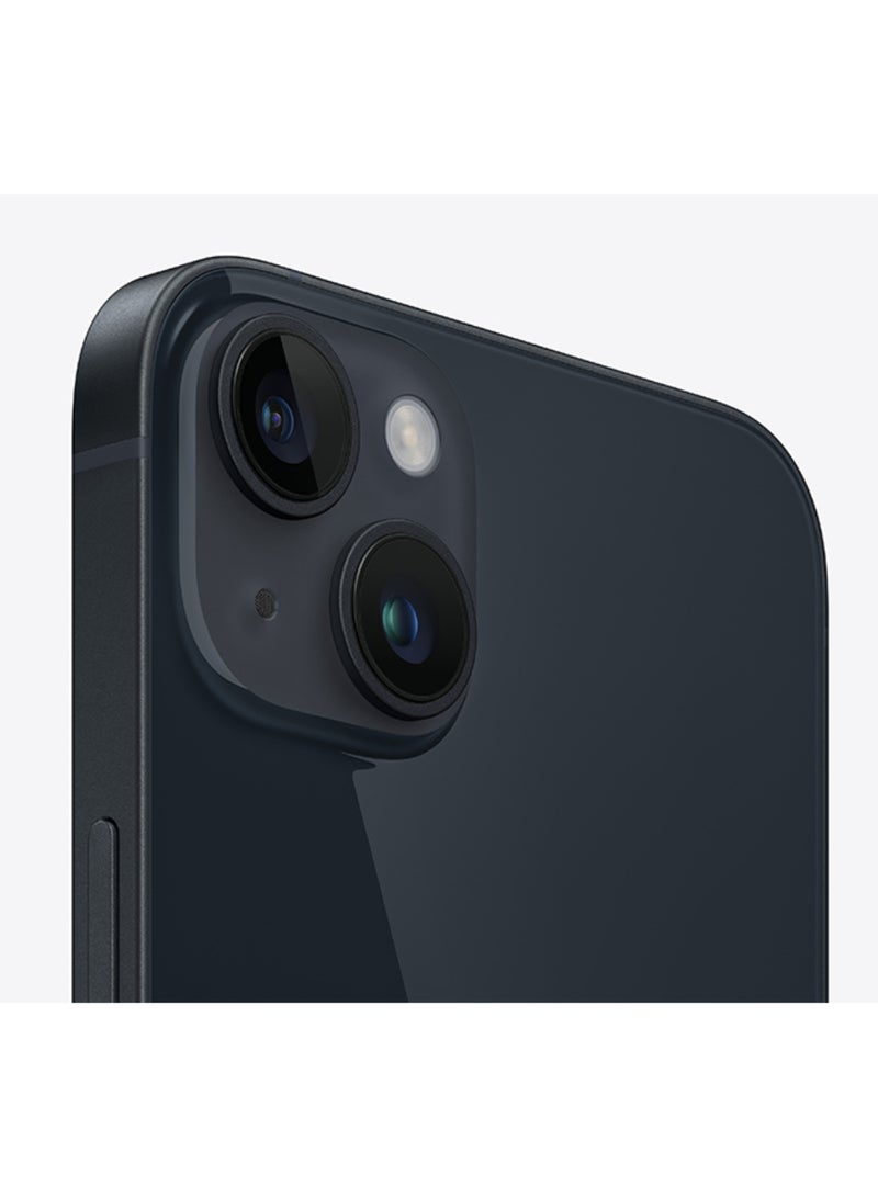 ابل  مجدد - آيفون 14 128 جيجابايت منتصف الليل 5G مع فيس تايم - النسخة الأمريكية (e-SIM فقط) - Image 4
