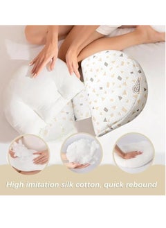 POWER Pillows for Sleeping, Feeding Baby Side Sleeping Pillow, Support for Back, Legs, Belly, Hips of Pregnant Women, Detachable and Adjustable with Pillow Cover  - Image 5