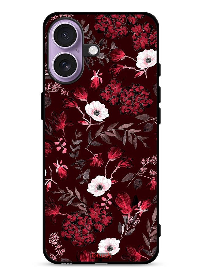 Tolwak Apple iPhone 17 Protective Case Cover Small Flowers And Tropical Leaves - Image 1