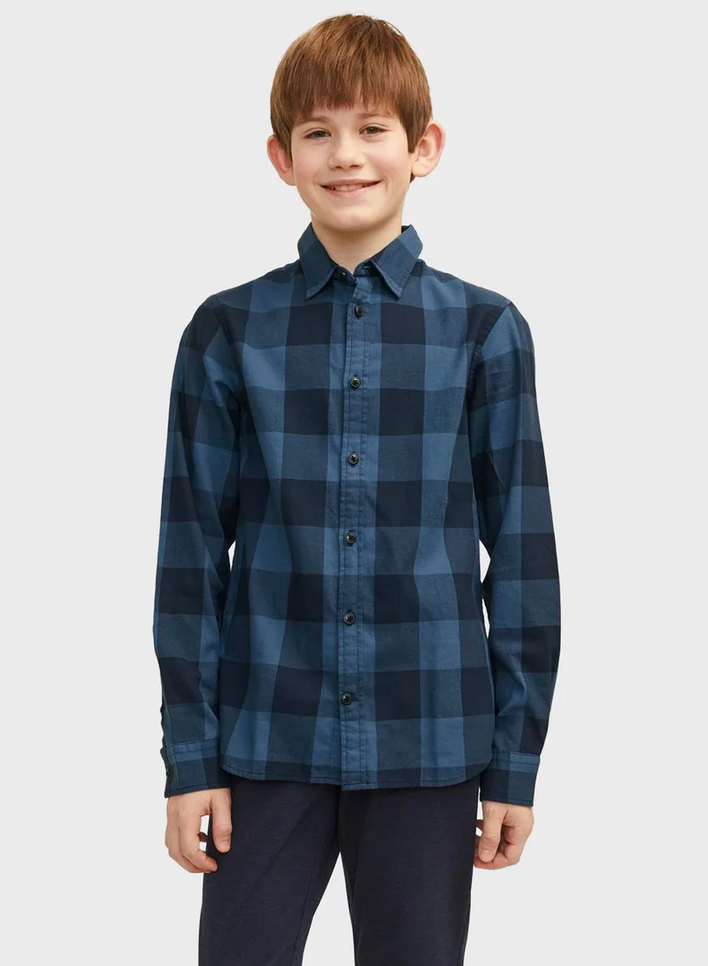Jack & Jones Junior Youth Checked Shirt