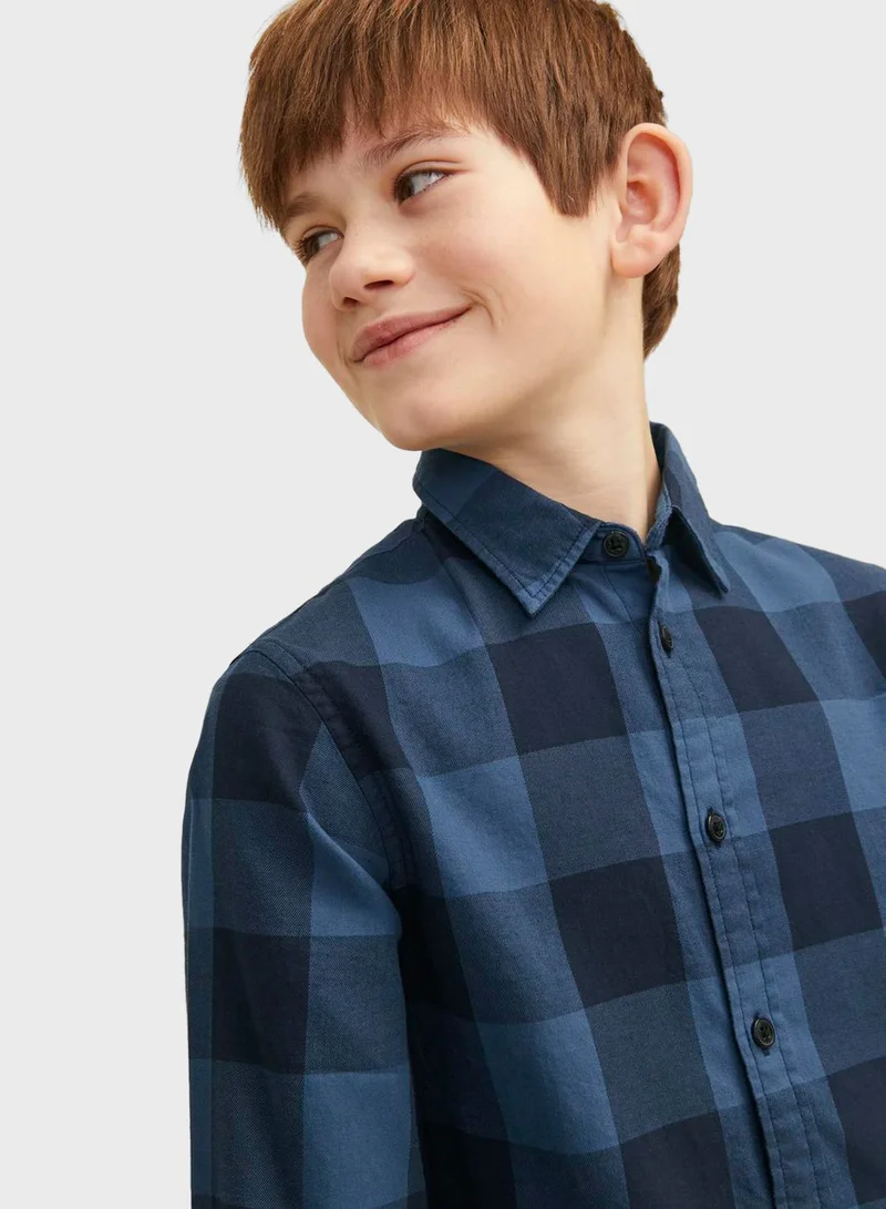 Jack & Jones Junior Youth Checked Shirt