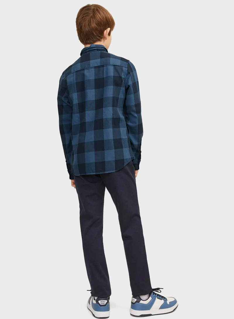 Jack & Jones Junior Youth Checked Shirt