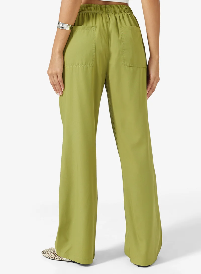 Ginger Pullon Linen Blend Pants