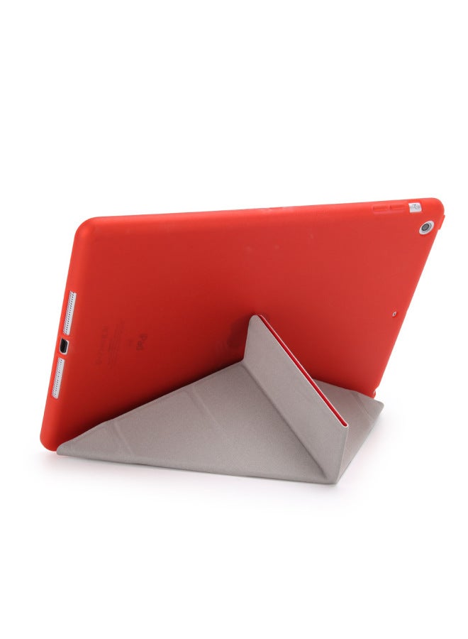 IPad Pro10.2tpu Protective Case IPad2022 Set 9.7 Silicone Anti-drop Multi-fold Flat Case Mini45-Color:Matcha Green-Applicable Model:ipad10(202210.9 Inch) - Image 3