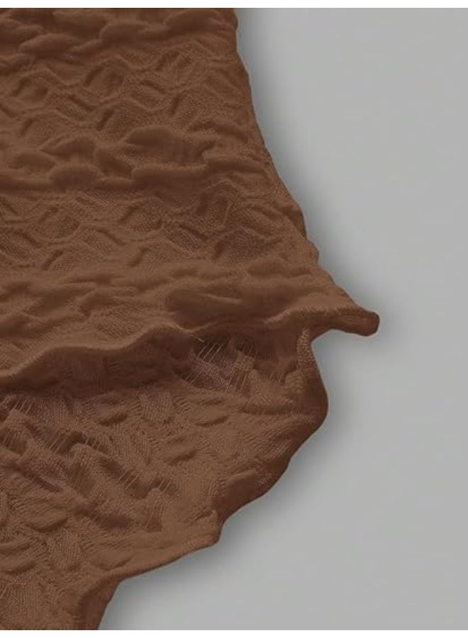 CLENEA قميص نسائي بدون حزام وعُلّب بتصميم روش (الحجم M) - Image 4