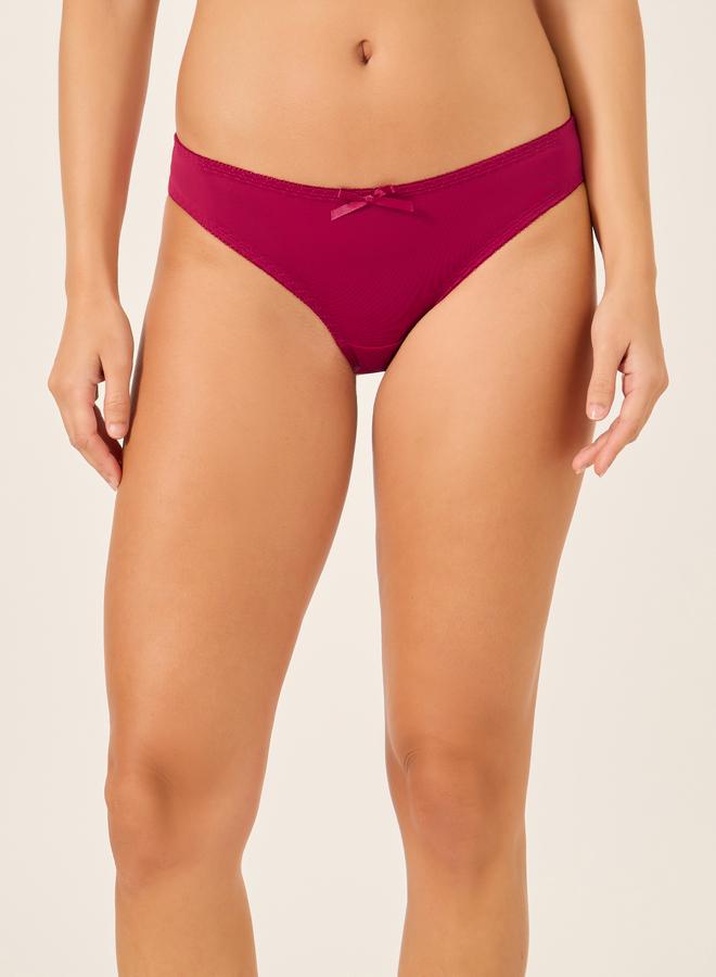 Take Two Take Two Solid Padded Wired Bra and Bikini Briefs Set - Image 4