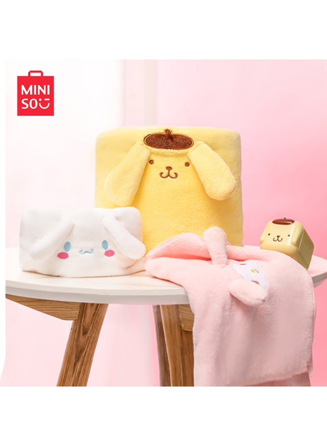 ميني سو Miniso Cinnamoroll منشفة من الفيسكورال مرنة وناعمة وماصة، مقاومة للتساقط، للاستخدام المنزلي، لغسيل الوجه والاستحمام، 80x30 سم - Image 2