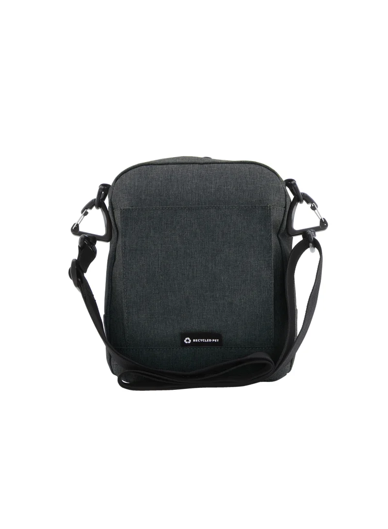 NATIONAL GEOGRAPHIC National Geographic Shadow RPET Utility Bag Anthracite, Durable Water Resistant RFID Pocket, Multi Pocket Casual Shoulder Bag/Crossbody Bag For Office Work School University Travel