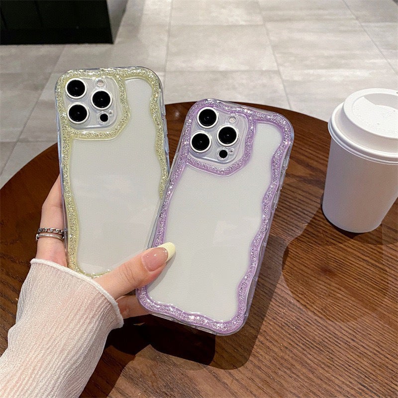 شفافة ملونة تلمع حالة الهاتف مناسبة لـ Iphone17Promax السيليكون التفاح 15 مكافحة السقوط 16Plus بسيطة - Image 3