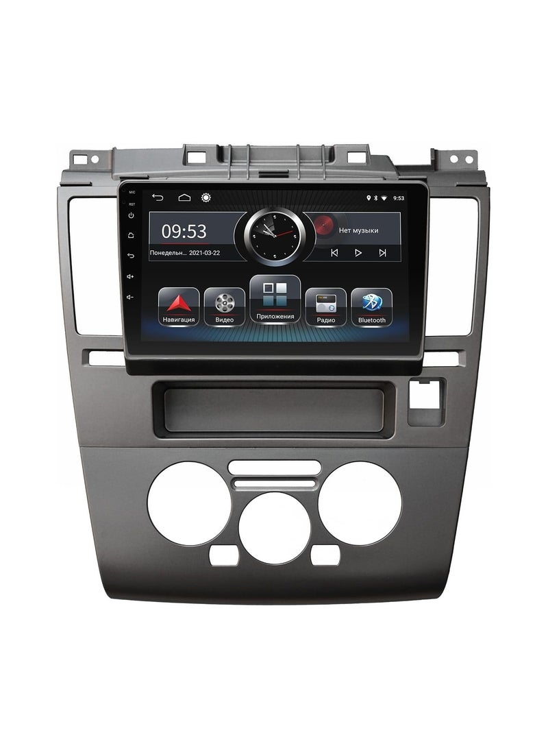 شيزا ستار ستيريو سيارة أندرويد لنيسان تيدا 2005 إلى 2013 2 جيجابايت رام 32 جيجابايت روم 9 بوصة يدعم أبل كاربلاي، ميرورلينك واي فاي BT، شاشة تعمل باللمس IPS دليل تكييف الهواء مع كاميرا احتياطية متضمنة - Image 1