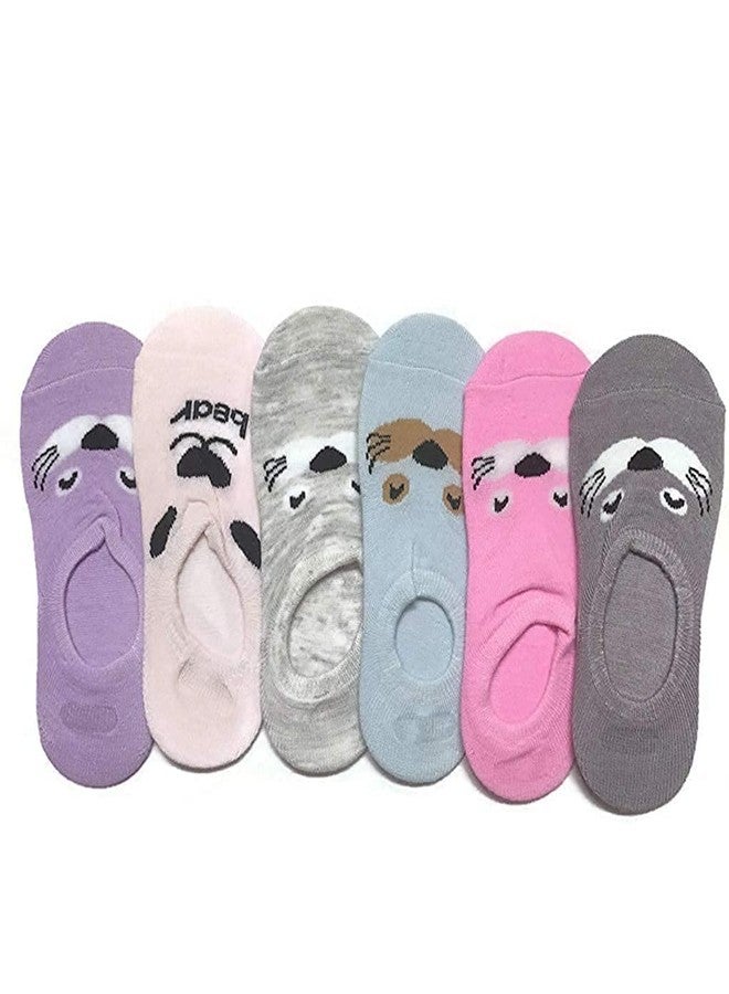 BriKSHi Multicolor Loafer, No Show Socks for Babies Multi Print Cotton Socks Low Cut (Designs may vary) pack of 6 (5-7 Year multicolor) - Image 5
