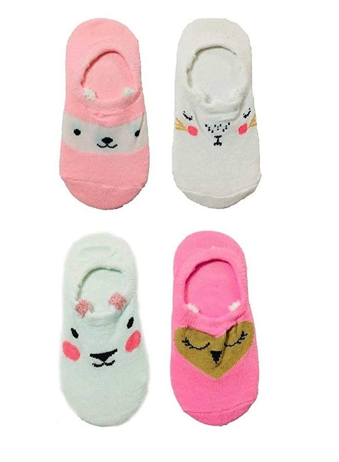 BriKSHi Multicolor Loafer, No Show Socks for Babies Multi Print Cotton Socks Low Cut (Designs may vary) pack of 6 (5-7 Year multicolor) - Image 3