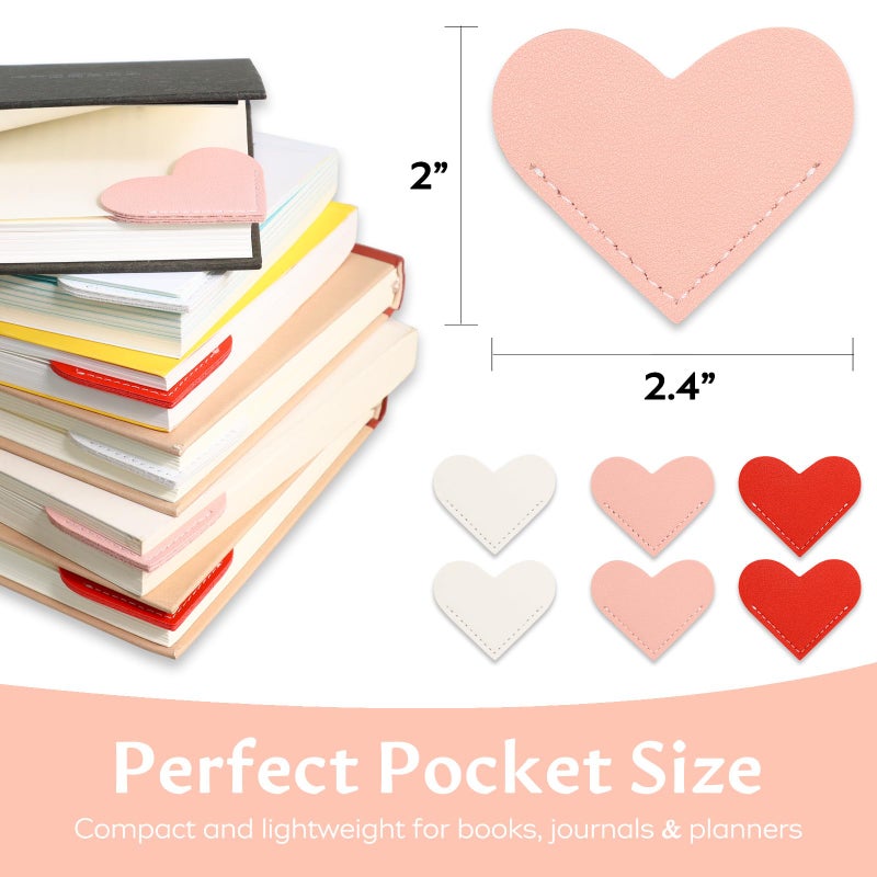 Lovingly Yours 6 Pcs Bookmarks for Women, Book Marks for Reading Women Book Lovers, Teacher Appreciation Gifts, Teen Girl Gifts Trendy Stuff, Women Book Accessories, Female Gifts for Her Mom Daughter Easter Stuffers - Image 3