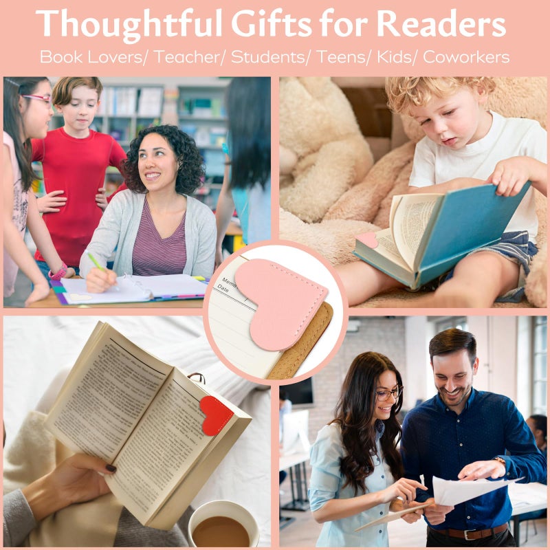 Lovingly Yours 6 Pcs Bookmarks for Women, Book Marks for Reading Women Book Lovers, Teacher Appreciation Gifts, Teen Girl Gifts Trendy Stuff, Women Book Accessories, Female Gifts for Her Mom Daughter Easter Stuffers - Image 5