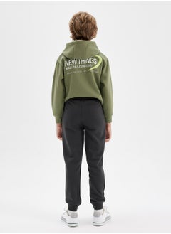 DeFacto Anthracite Jogger Pants With Elastic Cuffs And Pockets  - Image 2
