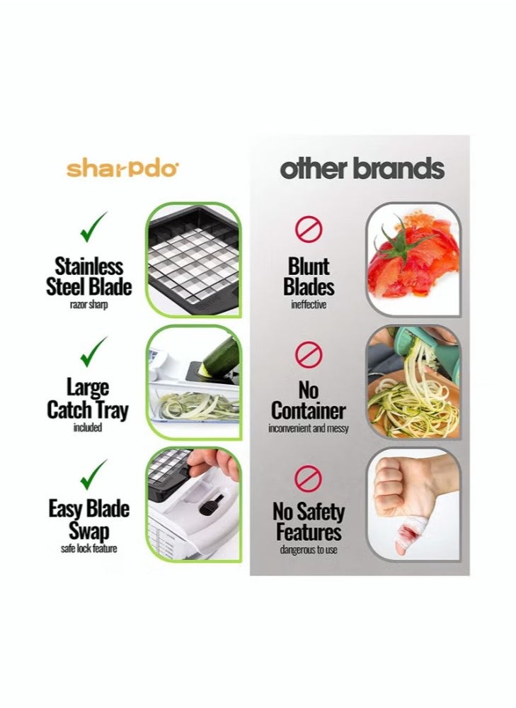FPC 22-Piece Multifunctional Vegetable Chopper Cutter Slicer And Dicer Tool  - Image 3