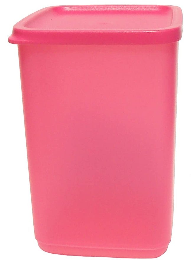 توبروير علبة تخزين تابروير الأساسية ذات اللون الوردي الفاتح، مربعة ومستديرة، قابلة للتعديل، 7.5 سم