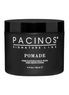 Pacinos Pacinos Pomade - Flexible Hold, Frizz Control - High Shine Pomade for All Hair Types - 4oz  - Image 1