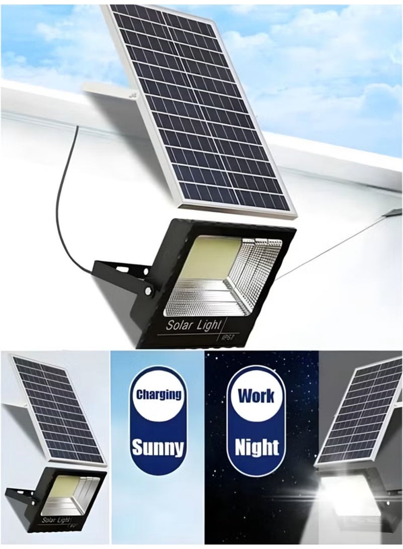 Denx Household Solar Light 400W – Waterproof Outdoor LED Flood Light with Remote Control, USB Charging, and 4000mAh Battery - Image 2