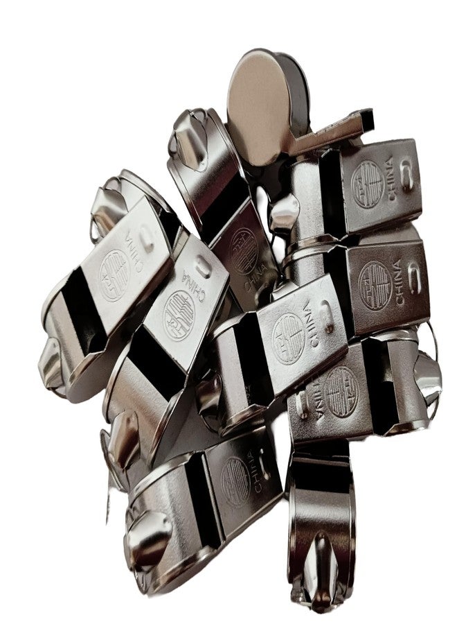 Tima Whistle, 12 Pack Stainless Steel Sports Whistles Loud Crisp Sound Whistles Great for Coaches, Referees, and Officials - Image 3