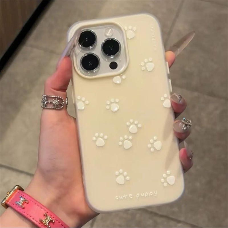 تصميم بصمة صغيرة شاشة كاملة مناسبة لـ Phone16Promax Apple 14 كارتون 13 حالة الهاتف 15 نموذج جديد 17 أنثى 12 - Image 1