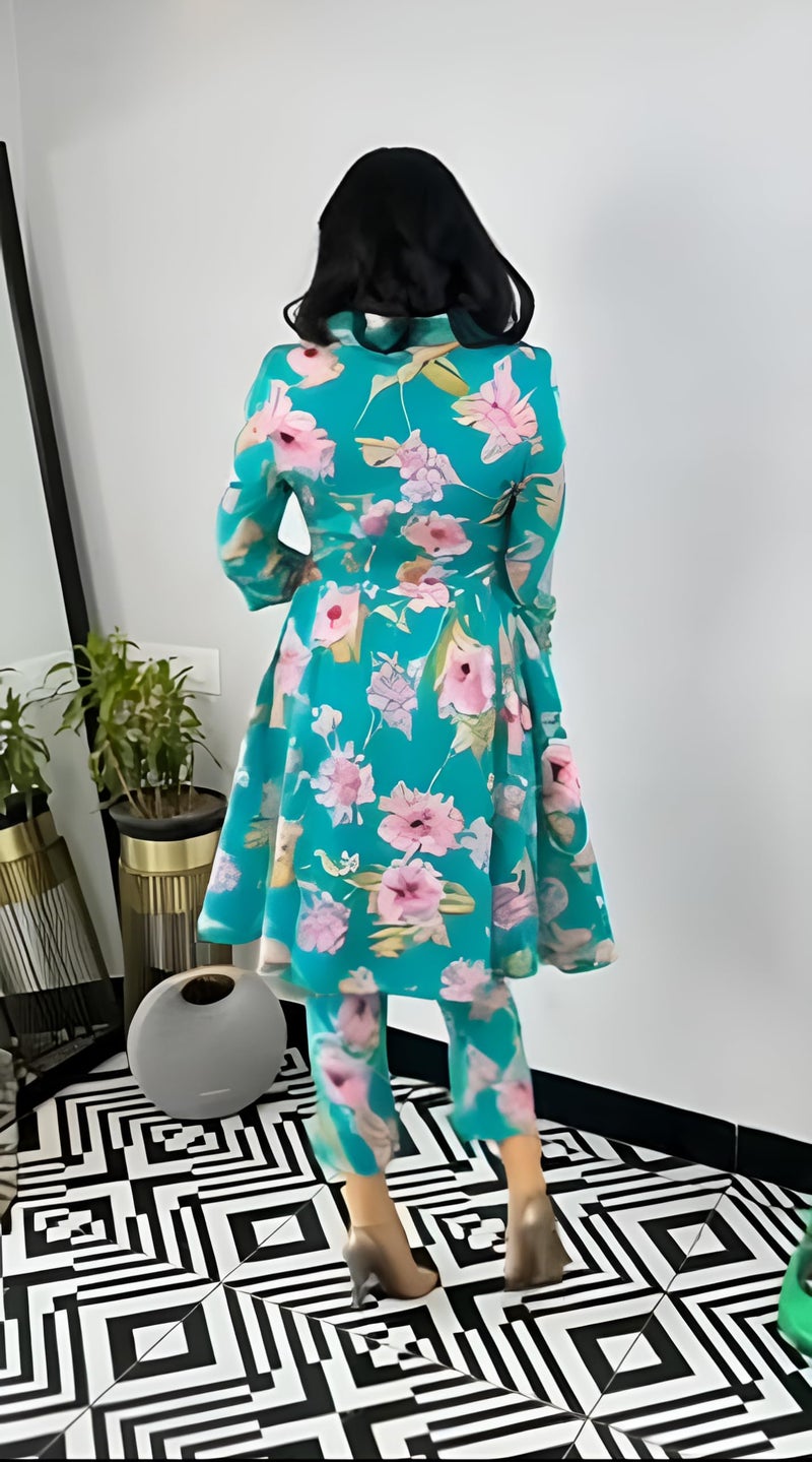 Yashika Women's Cotton Blend Trendy Regular Fit Solid Printed Kurti with Stright Bottom |Kurti Set for Women (AZ-YS-OG-KS2219-M) - Image 3