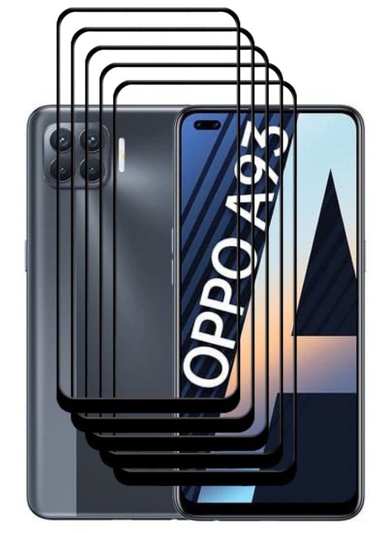 ACLIX 5 Pieces Antistatic ESD Dustproof Premium Quality High Definition Tempered Glass Screen Protector Designed For Oppo A93 - Image 1