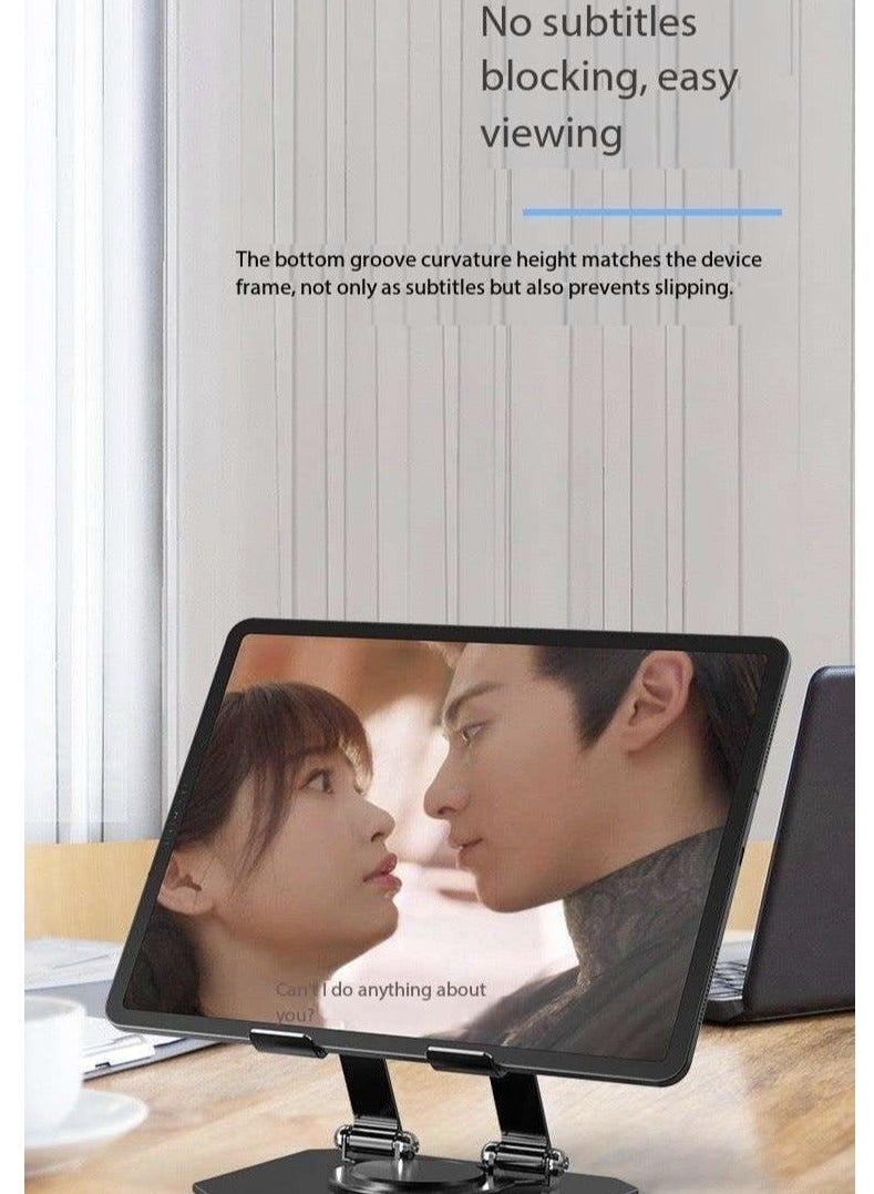 Rotation Adjustable 360 Laptop Stand – Carbon Steel Desktop Computer Stand for Laptop & Tablet - Image 4