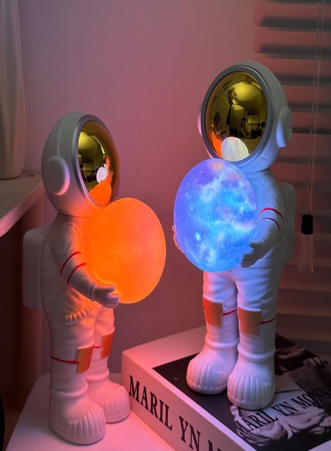 YIANCTRD Moon Lamp for Kids, Astronaut Light with 6 Color,Space Buddy Bluetooth Speaker,Perfect for Bedroom Decor,Nursery and Space-Themed Parties,Ideal Birthday Gift (Galaxy Light) - Image 4