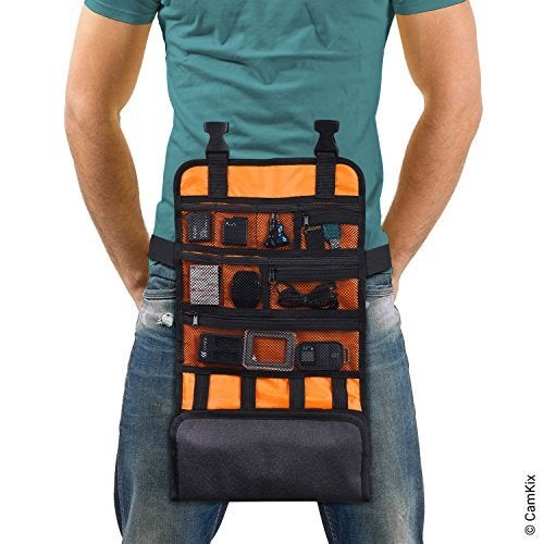 CamKix Roll-Out Bag with Waist/Shoulder Strap compatible with GoPro Hero and DJI osmo Action + Other Action/Compact Cameras - Multiple Carry Options (Hand, Shoulder, Waist, Back) - Smart Case - Image 2