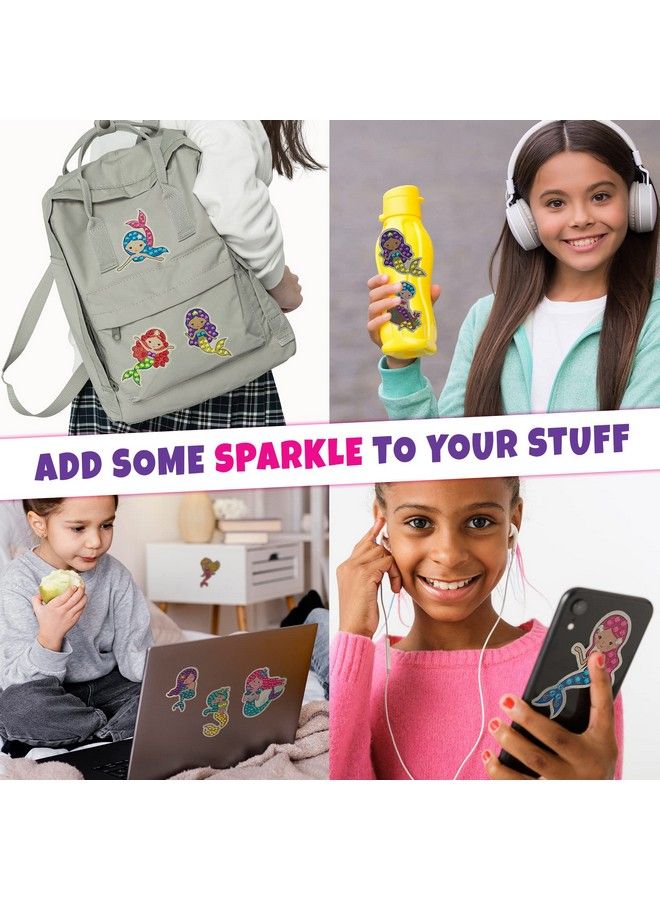 Blue Squid Diamond Painting Kits For Kids Mermaids Diamond Art For Kids 5D Gem Art Kits For Kids Kids Arts & Crafts Gift For Boys & Girls 5 6 7 8 9 10 11 12 - Image 3