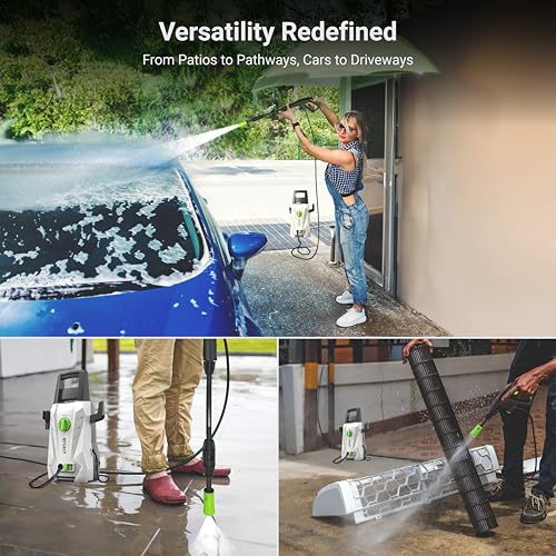 Dylect [Upgraded 2026] Dylect® Ultra Flow Plus High Pressure Car Washer, 1900W Motor, 140 Bar Pressure, 6.5L/Min Flow Rate, Upright Design for Car, Bike & Home Cleaning, Now with 8M Hose, Incl 11 Accessories - Image 3