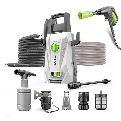 Dylect [Upgraded 2026] Dylect® Ultra Flow Plus High Pressure Car Washer, 1900W Motor, 140 Bar Pressure, 6.5L/Min Flow Rate, Upright Design for Car, Bike & Home Cleaning, Now with 8M Hose, Incl 11 Accessories - Image 1
