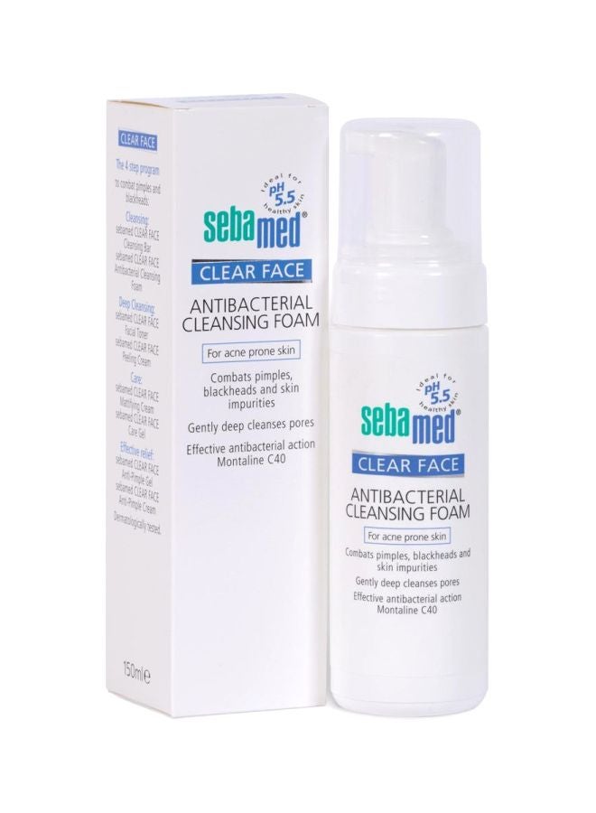 Sebamed Clear Face Antibacterial Cleansing Foam 150ml - Image 2