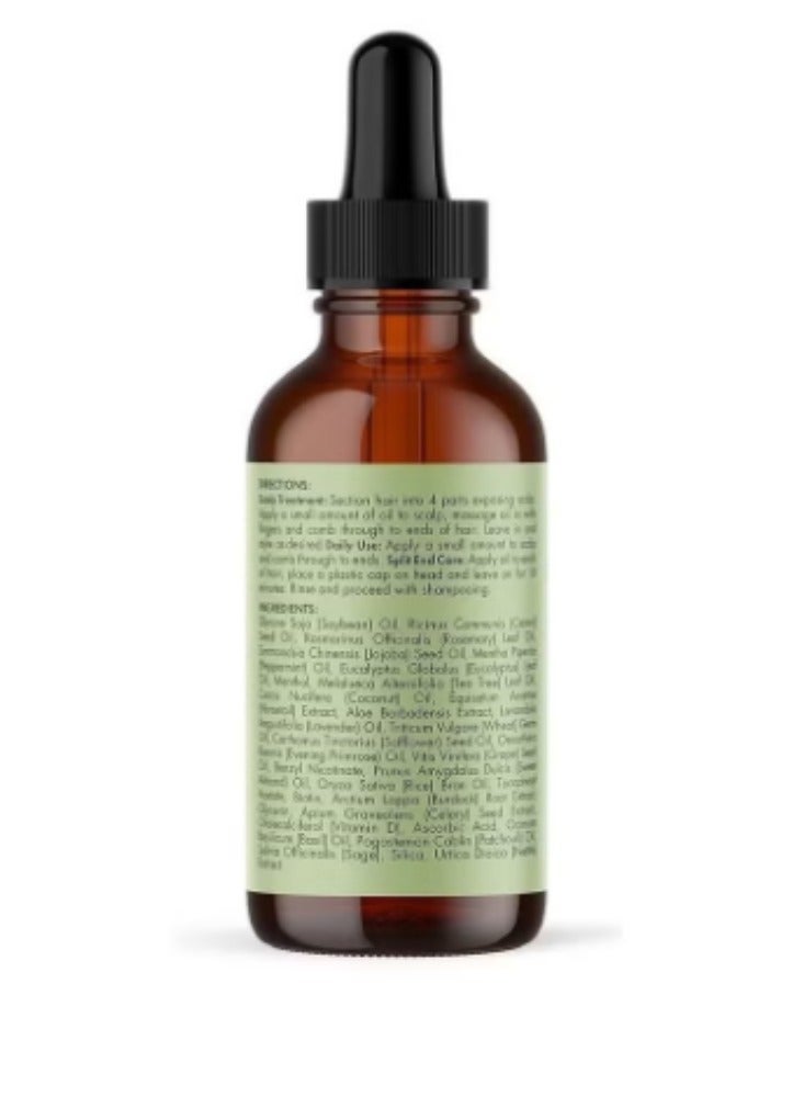 Rosemary Mint Scalp & Hair Strengthening Oil 59 ml - Image 2