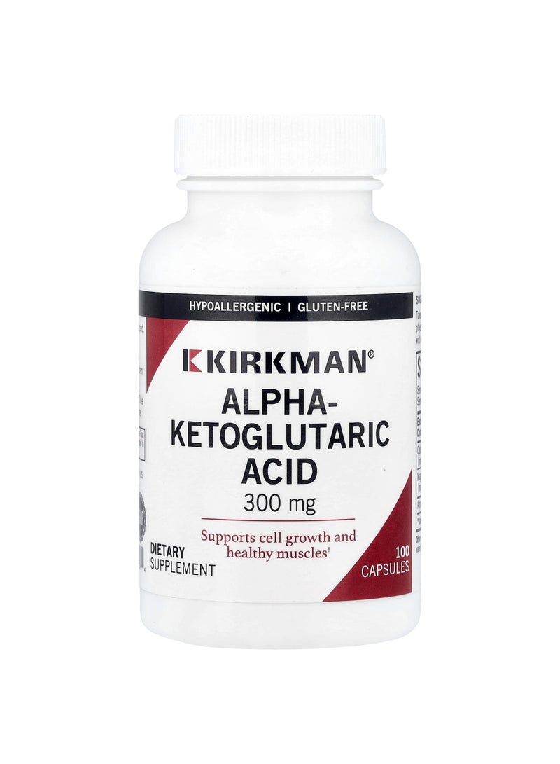 Alpha-Ketoglutaric Acid, 100 Capsules