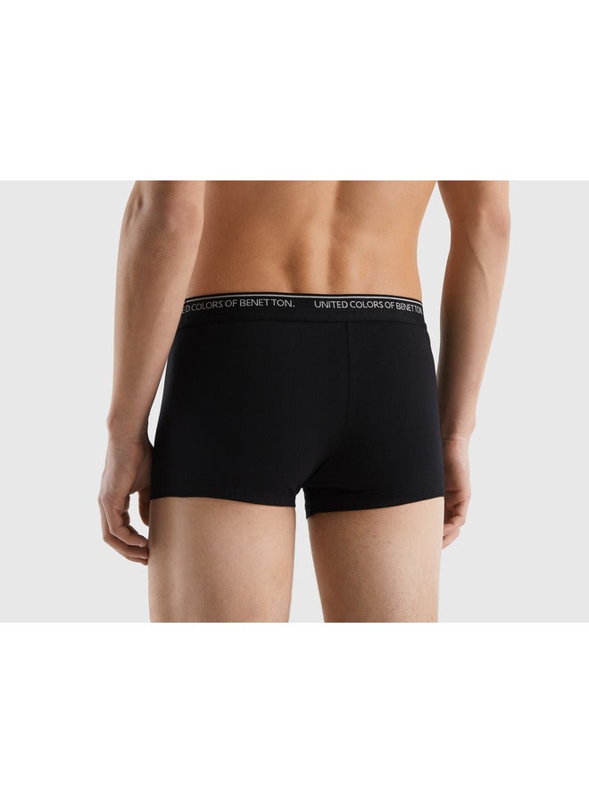 UNITED COLORS OF BENETTON Fitted Boxers In Organic Cotton  - Image 3