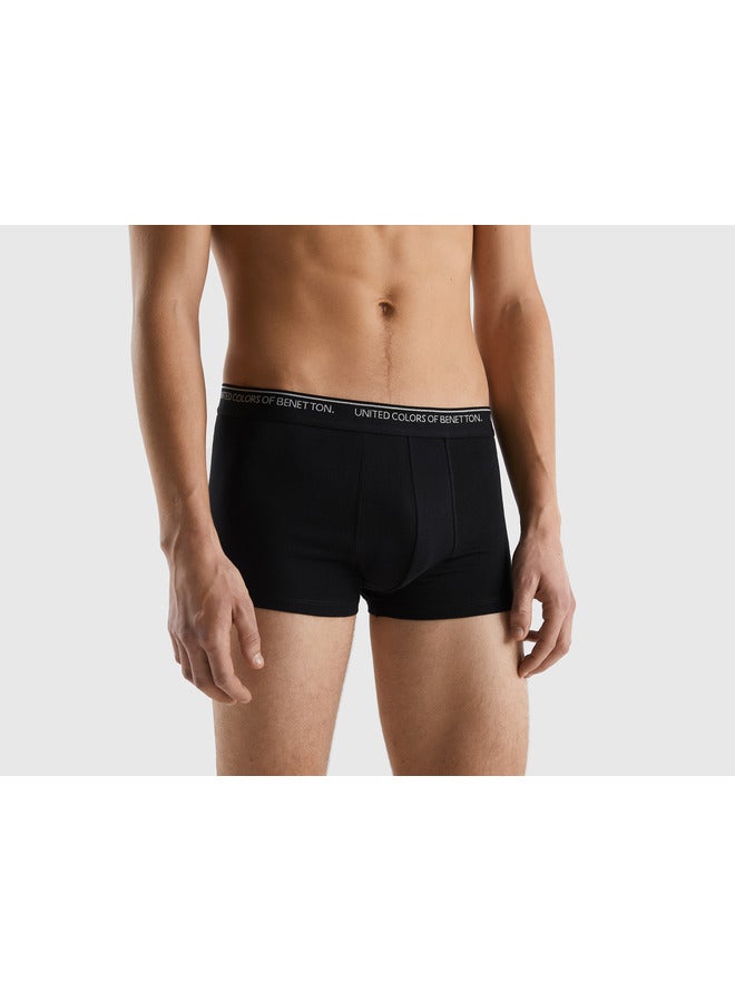 UNITED COLORS OF BENETTON Fitted Boxers In Organic Cotton  - Image 2