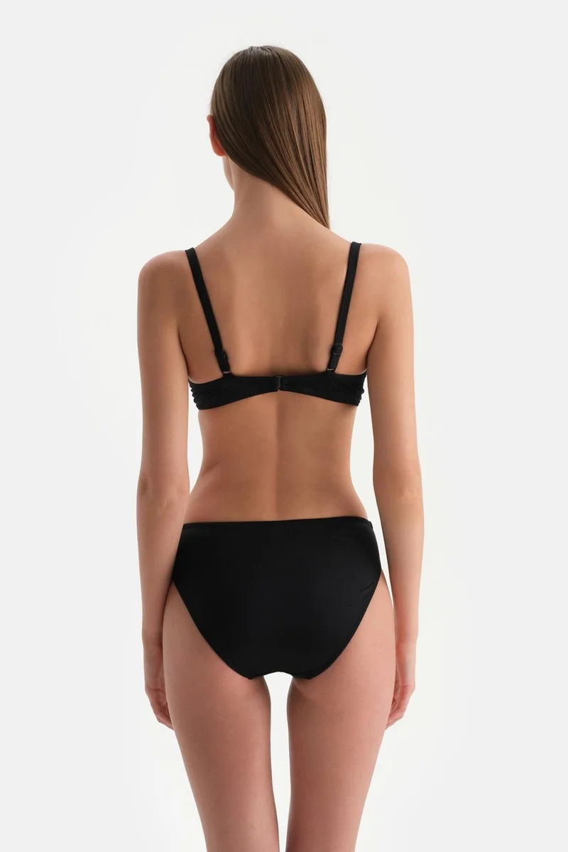 dagi Black Covered Bikini Top